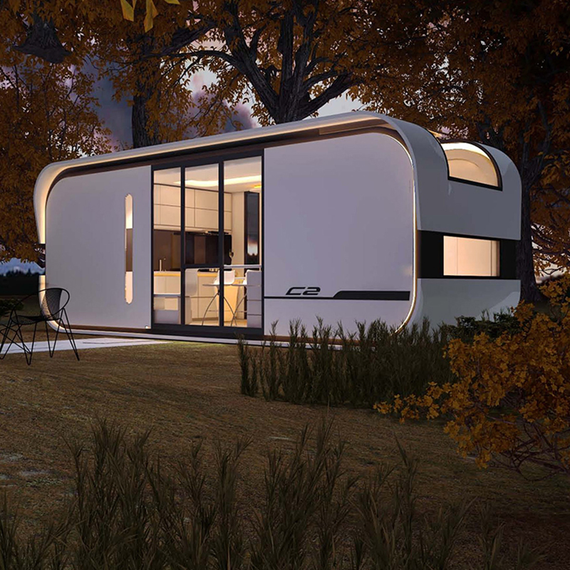 Casa de férias pré-fabricada modular moderna personalizada de contêineres de transporte