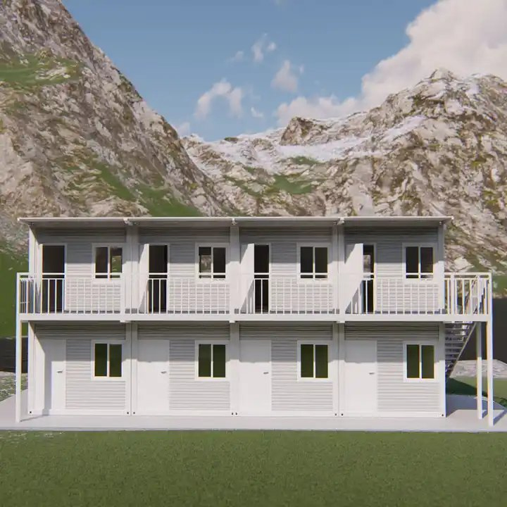Casa Portátil de Design Personalizado à Prova de Furacões 20FT Casa Modular Pequena Pré-fabricada 20FT 40FT Casa Móvel de Luxo Pré-fabricada Casa Contêiner Desmontável