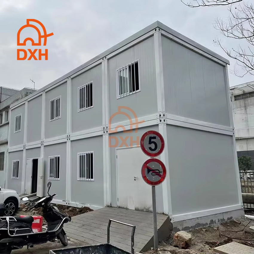 Loja Daxiang Montagem de Pacote Plano Armazenamento Modular Baixo Custo Escola Resort Estrutura de Aço Totalmente Acabada ao Ar Livre CE ISO Casa Container Pré-fabricada