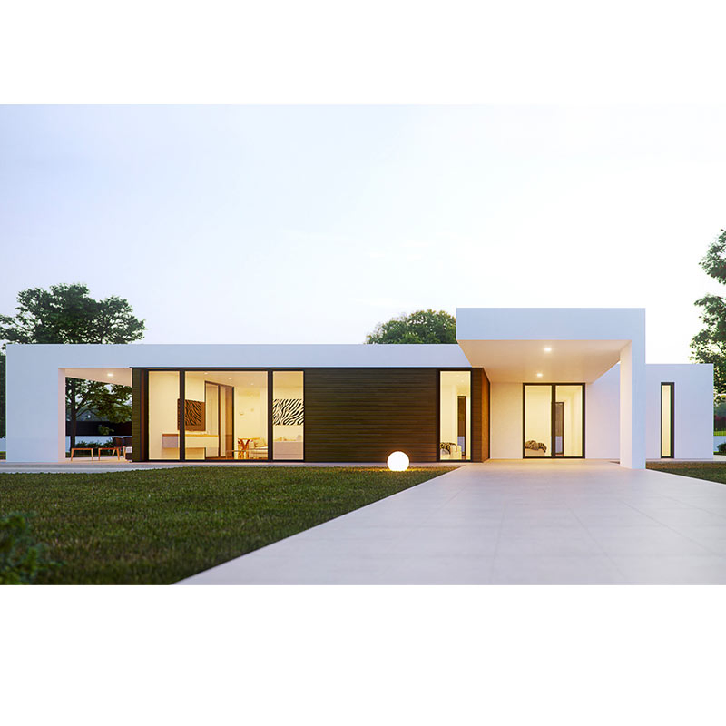 Casas Modulares Prefabricadas de Luxo com Estrutura de Aço Leve Acessíveis e Estilosas