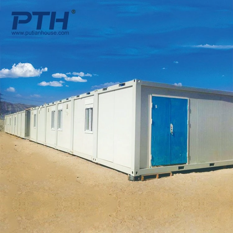 Caravana portátil de luxo em madeira, edifício modular de estrutura de aço, escritório pequeno pré-fabricado, casa de contêiner de transporte