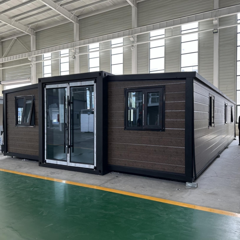 Casa Container Expandável de Cor Personalizada 40FT para Vilas Temporárias com 74.8m2 Área de Impressão