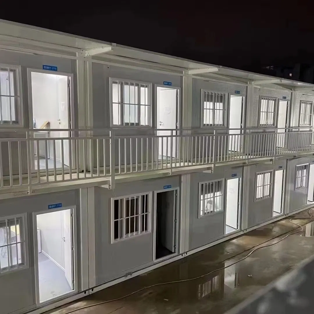 Casas Contêineres Modulares Portáteis Versáteis em Pacote Plano