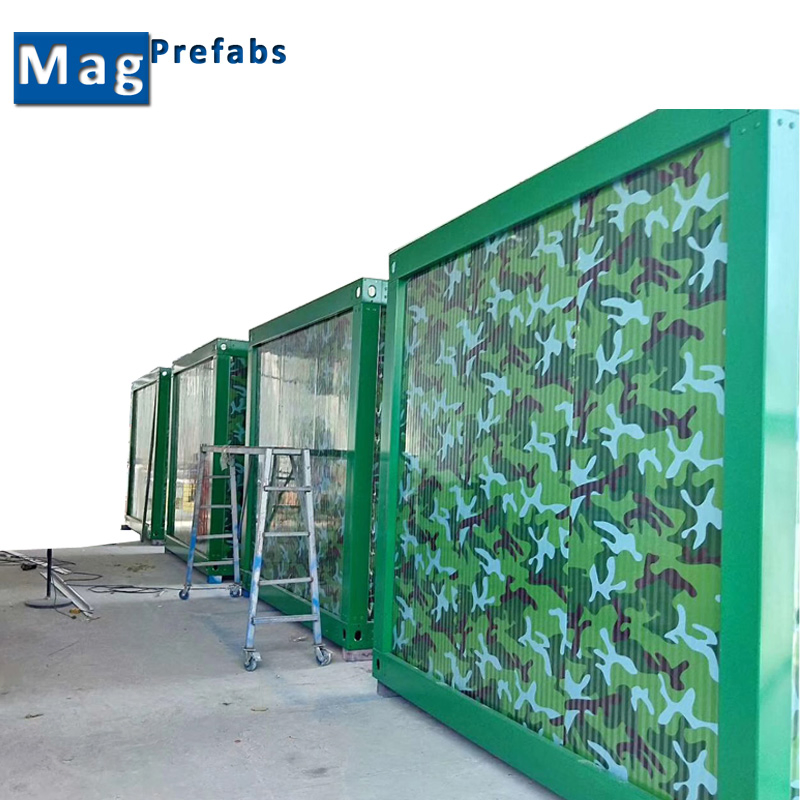 Casa Modular de Contêineres de Múltiplos Andares Resistente a Terremotos e Portátil