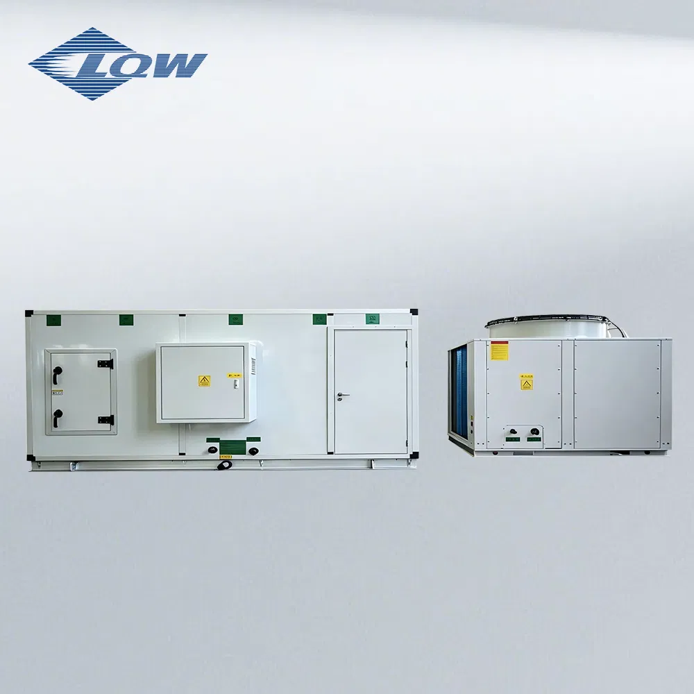 Melhor Vendas Unidade de Tratamento de Ar com Expansão Direta Dx para Ar Fresco Unidade de Ar Condicionado Embalada para Telhado Modular