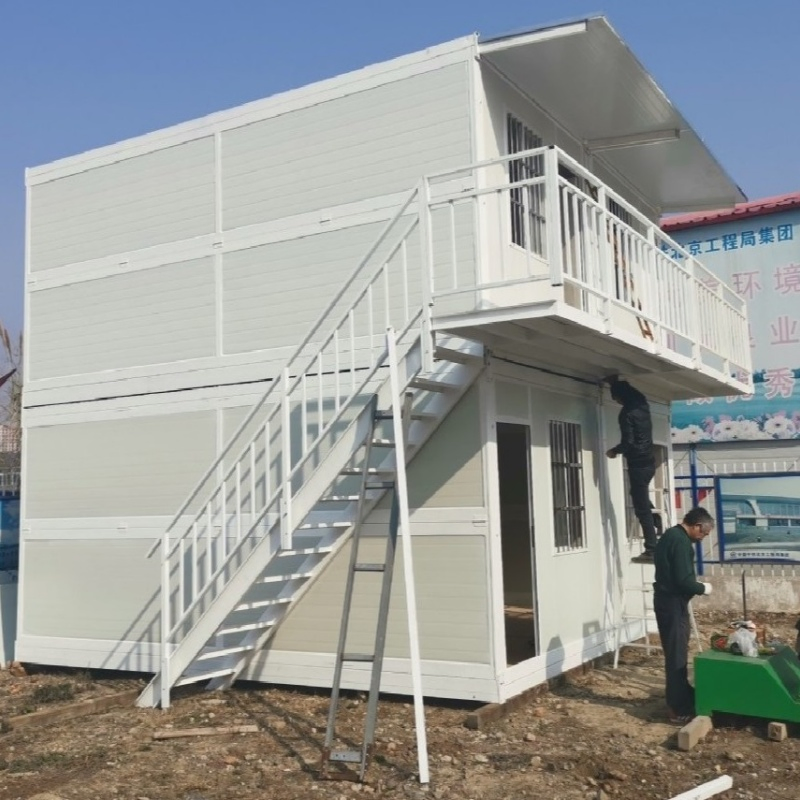 Casa Modular Dobrável ao Ar Livre Prefab 20FT Casas Modulares Dobráveis Casa Tiny Prefabricada