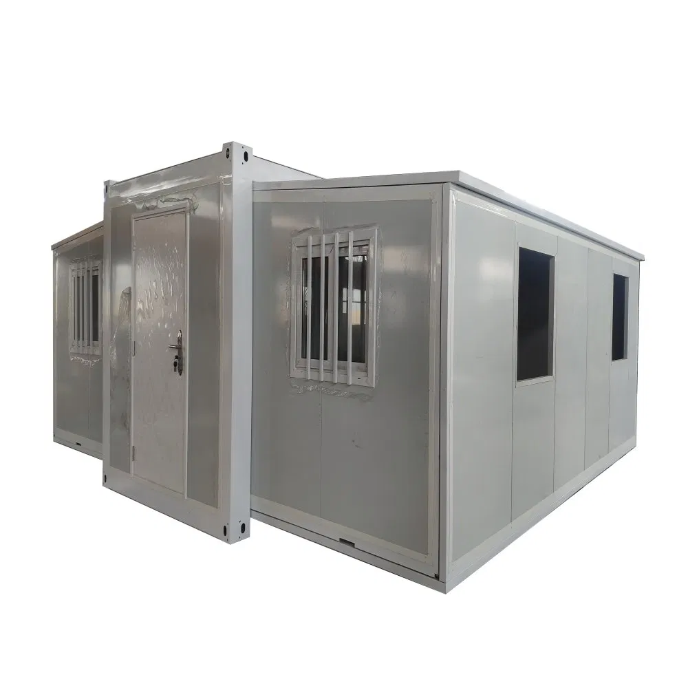 Casa de Contêiner de Armazenamento Padrão Prefabricada Móvel Pequena Modular de Madeira Temporária Expandível e Portátil