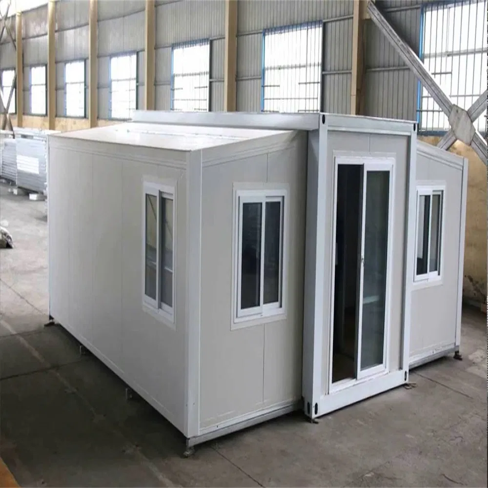Casa de Contêiner de Armazenamento Padrão Prefabricada Móvel Pequena Modular de Madeira Temporária Expandível e Portátil