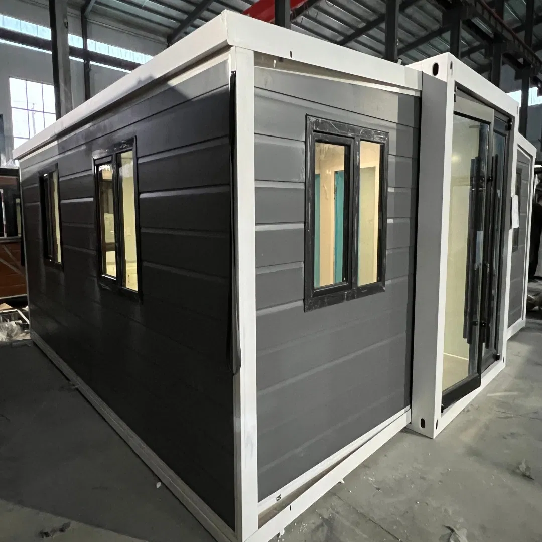 Configuração Rápida Expansão Quarto Pré-Instalado Espaço Maior Casa Prefabricada Expandível Móvel Casa Pequena