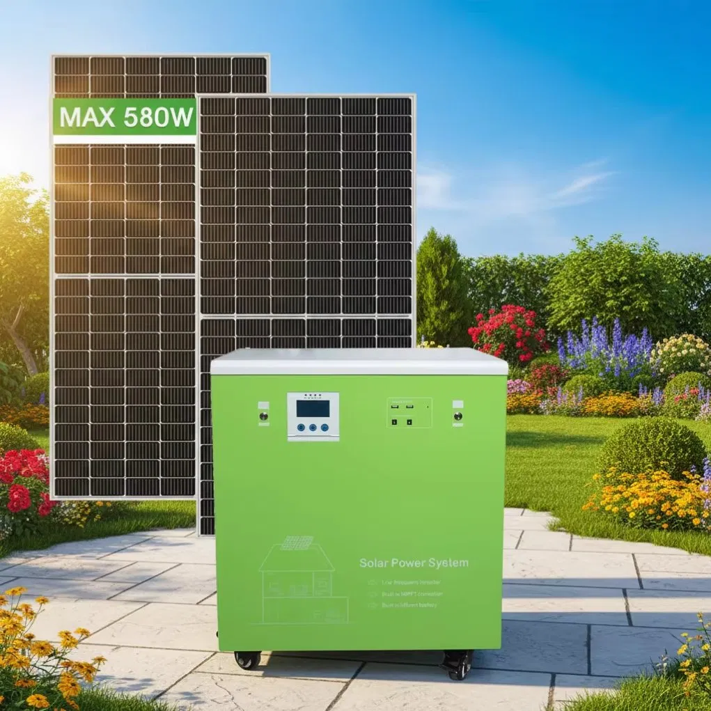 Escala Comunitária 6kw Modular de Energia Off Grid para Vilas Sistema de Energia Solar Off Grid
