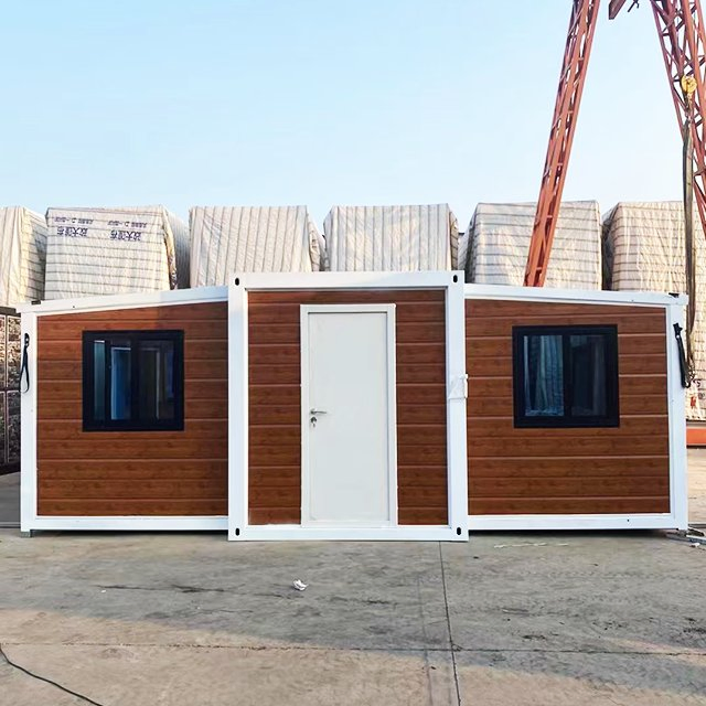 Cabana Prefabricada de Madeira Dobrável Contenair de Madeira 2bedroom Casa Modular Tiny Uganda