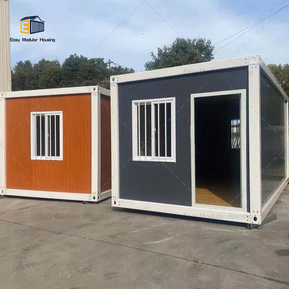 Armazenamento Modular Banheiro Residencial Garagem Hotel Lojas de Café Escritório Jardim Kit Prefabricado Casa de Contêiner de Vidro China