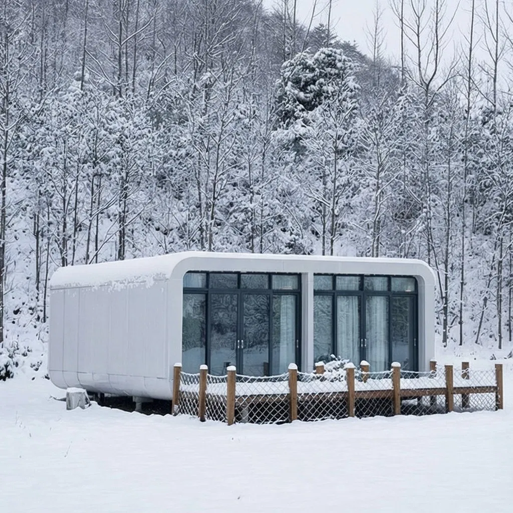 Zx-02 casa de resort pequena modular expansível prefab de aço ecológica fora da rede