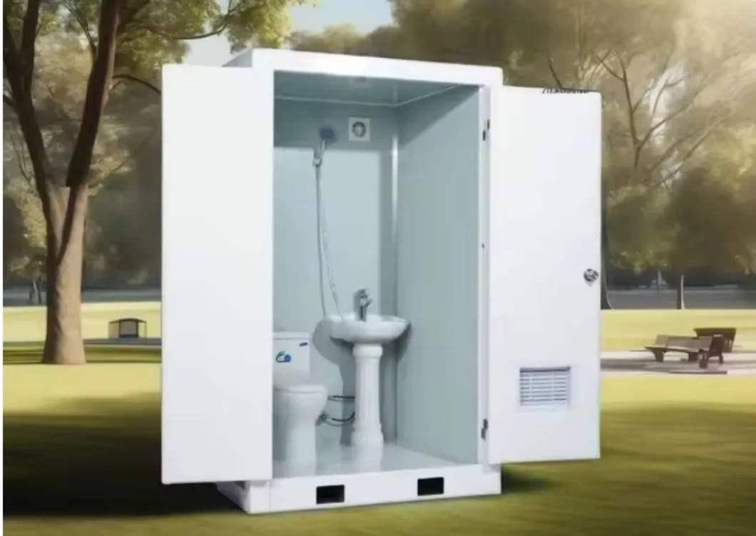 Cabine de banheiro portátil modular