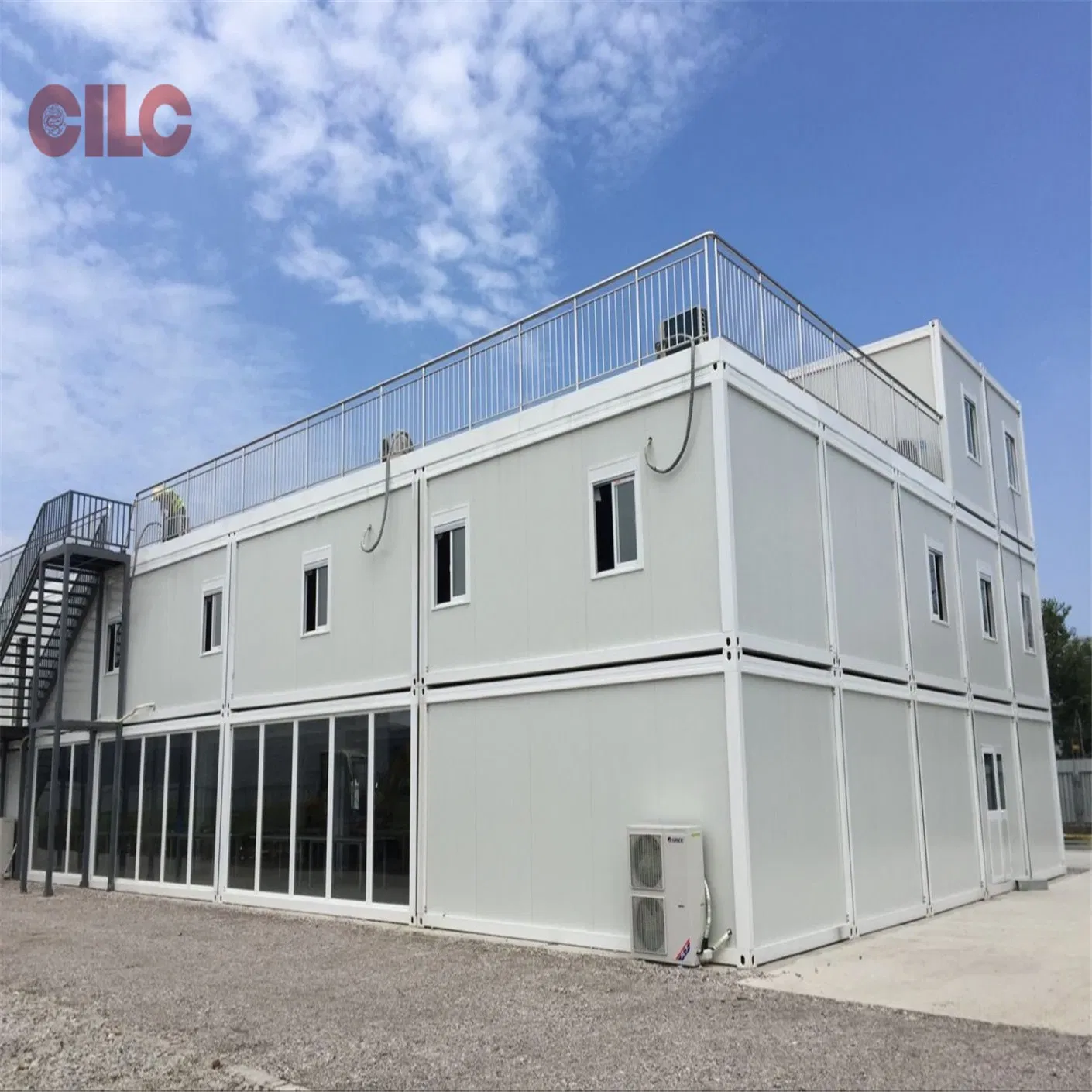 Lã Mineral ou Painel EPS Embalagem Plana Edifício Prefabricado Casas de Contêiner / Casas Prefabricadas Casas Modulares Casa Prefabricada Casas