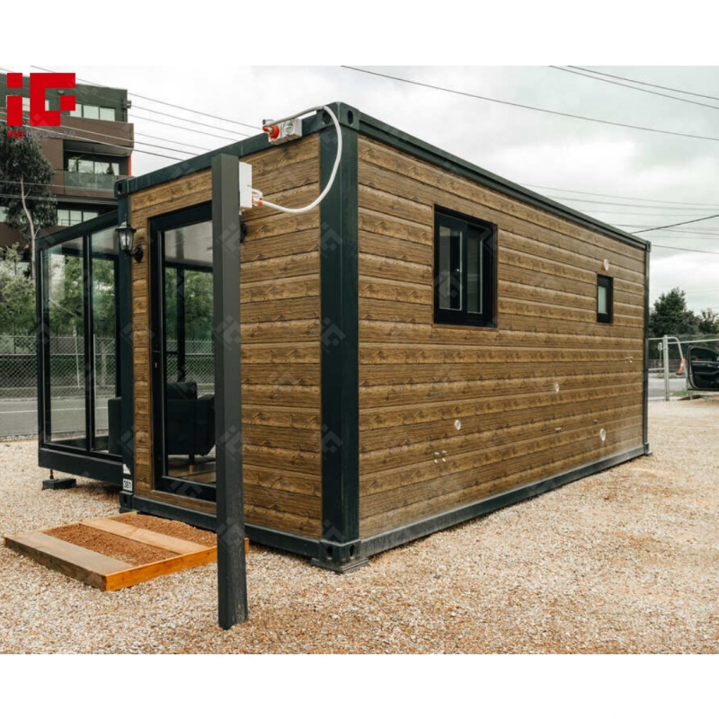 Moradias Expansíveis de Asa Única 20FT Casas Móveis Modulares Tiny Premium