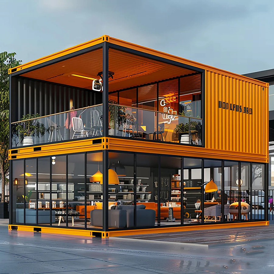 Isolamento Modular Prefabricado Móvel Flexivelmente Combinável Casa Container Pequena