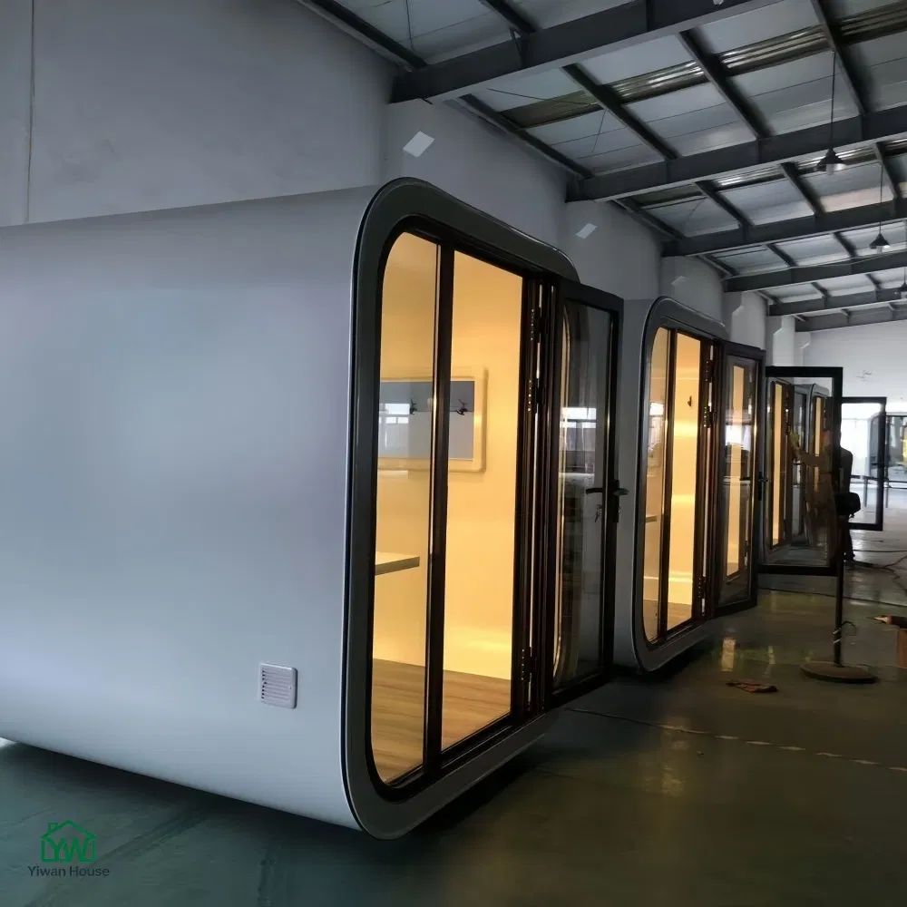 Estrutura Principal Galvanizada Antirrusto Preço de Fábrica Cabana Moderna Modular Casa Cápsula Estrutura de Aço Prefabricada Clima Úmido Cabana Costeira