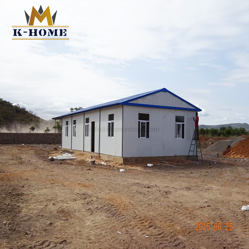 2 Casas Modulares de Aço Prefabricadas para Quarto com Eficiência Energética