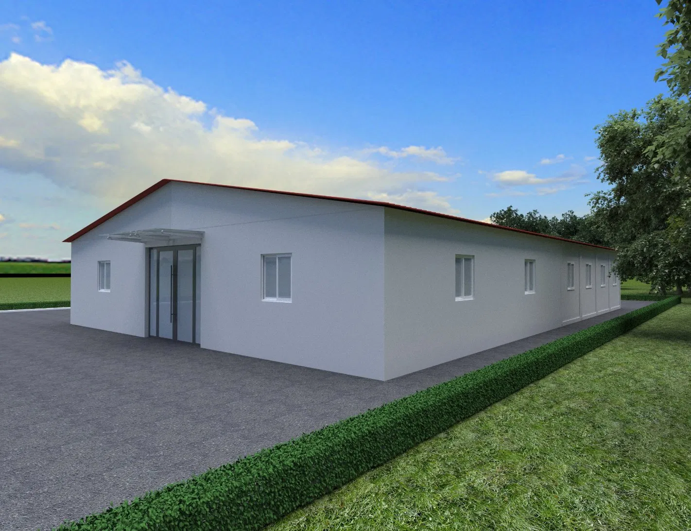Casa Contêiner Prefabricada Destacável Autossuficiente Off Grid 20FT Alimentada por Energia Solar Vida Ecológica