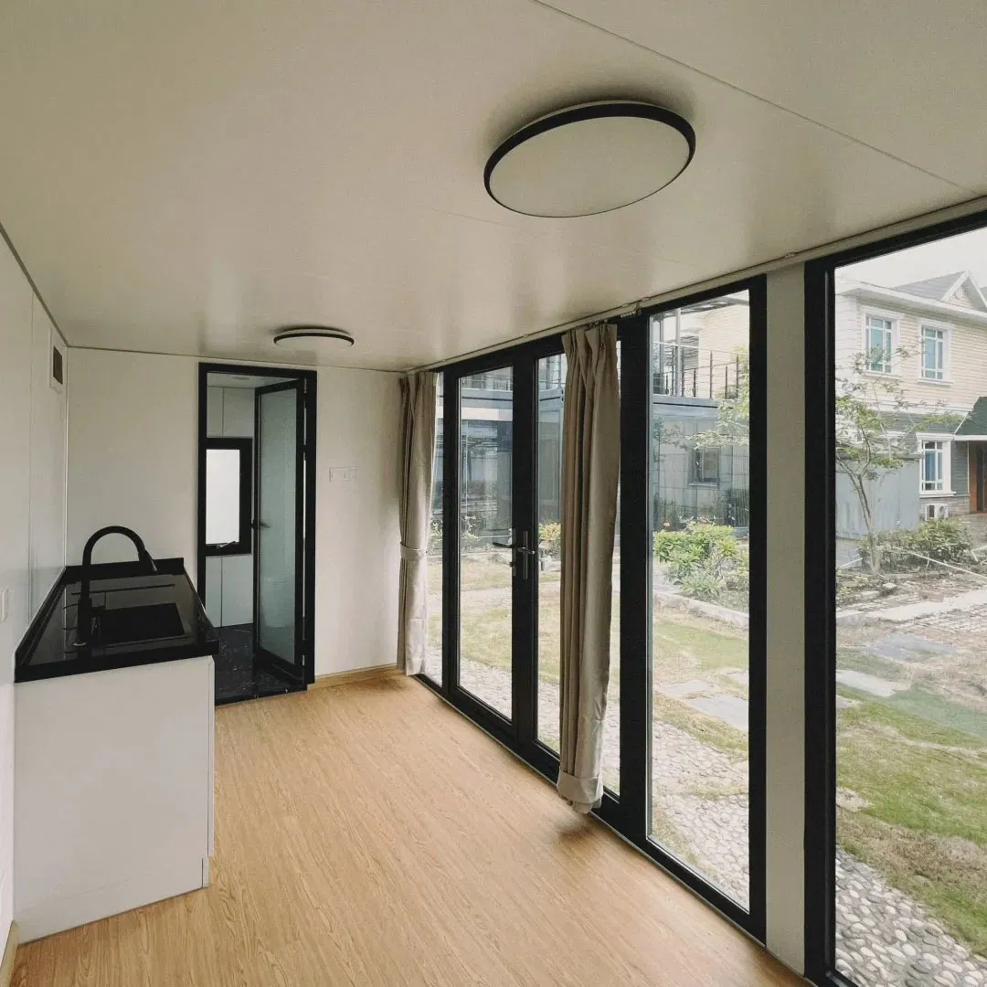 China 20FT 40FT Hotel de Vidro Modular Casas Tiny Prefabricadas Escritório em Contêiner Pódio de Maçã Móvel Cabana de Maçã Casa