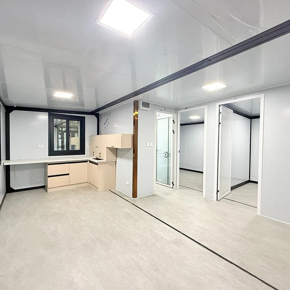 Casa Modular Prefabricada Moderna: Vila em Estilo de Madeira, Dormitórios, Casa Contêiner Dobrável e Expandível com Embalagem Padrão