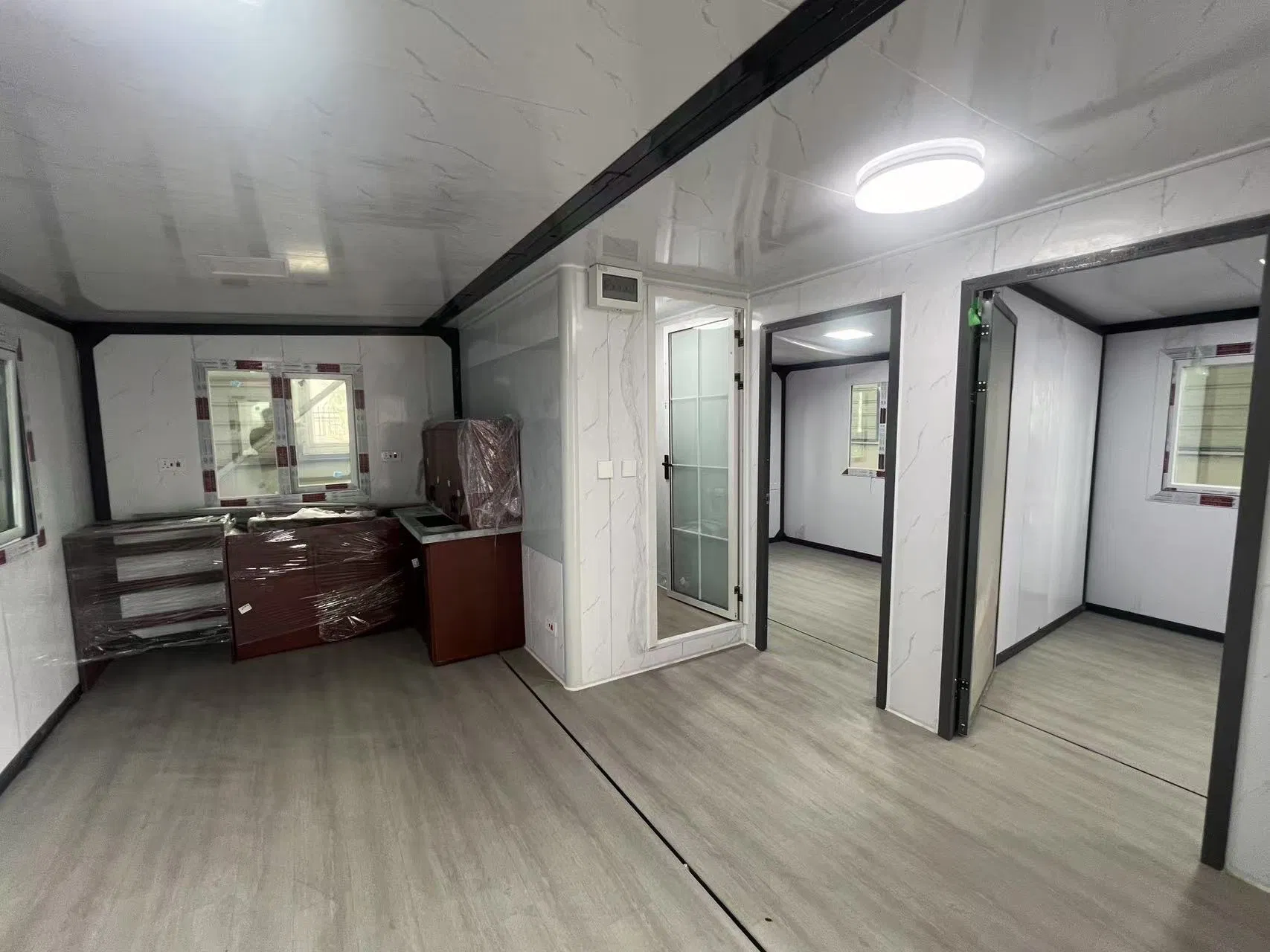 Unidade Modular de Aço Expandável Moderna para Vida Versátil