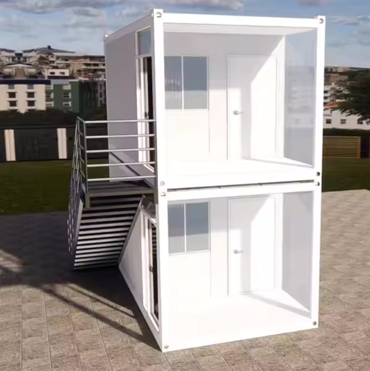 Casa Portátil de Design Personalizado à Prova de Furacões 20FT Casa Modular Pequena Pré-fabricada 20FT 40FT Casa Móvel de Luxo Pré-fabricada Casa Contêiner Desmontável