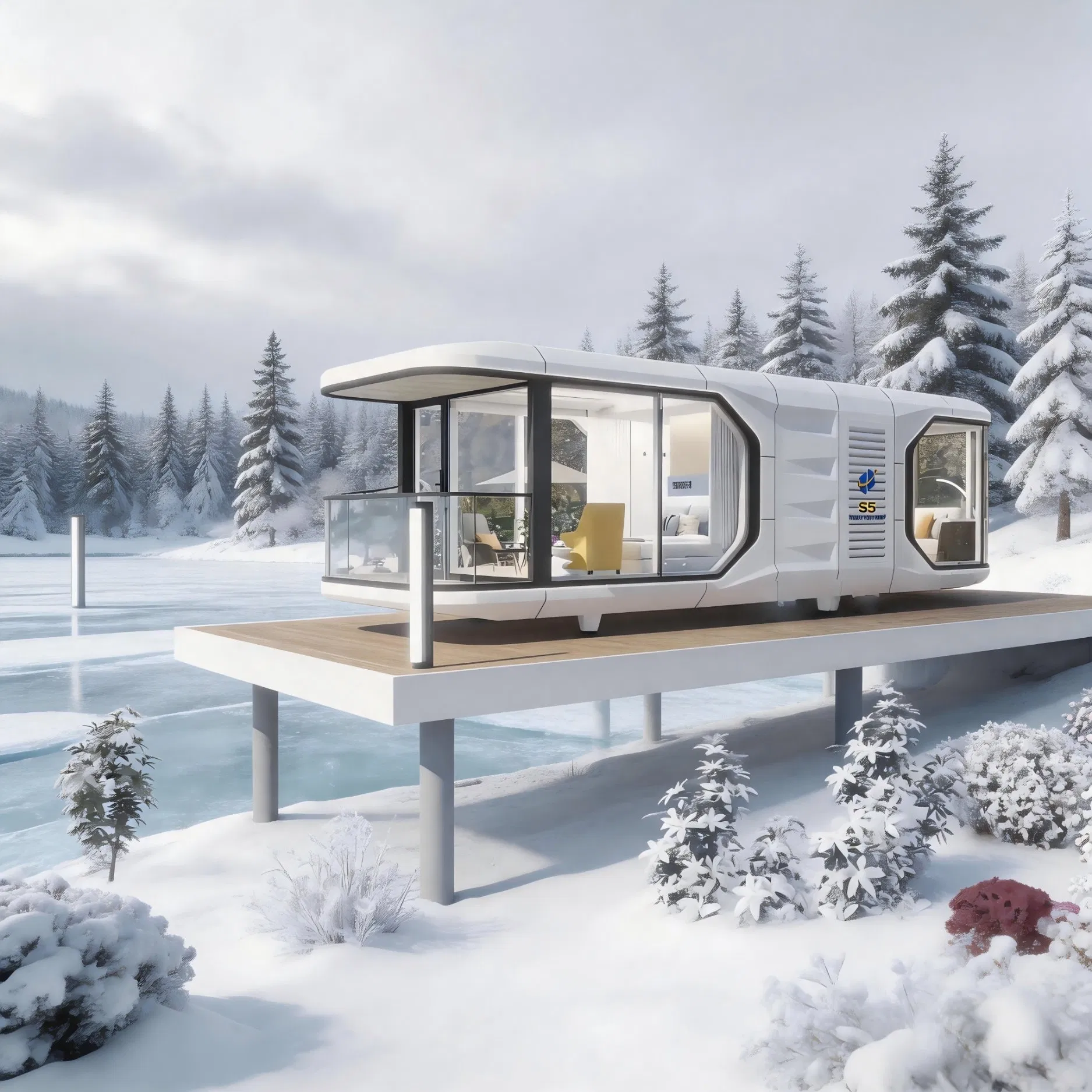 Instalação Rápida de Cabana Modular Pré-fabricada para Resort Airbnb Pronta para Uso em 30 Dias