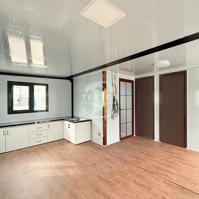 Casas de Estrutura de Aço Modular e Ecológicas 20FT e 40FT