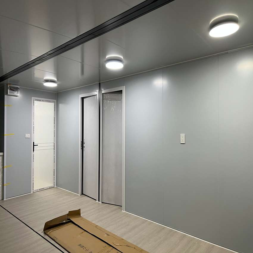 Casa Módulo Pré-fabricada Portátil Móvel Moderna de Madeira para Quarto 2 Contêiner Tiny Prefab