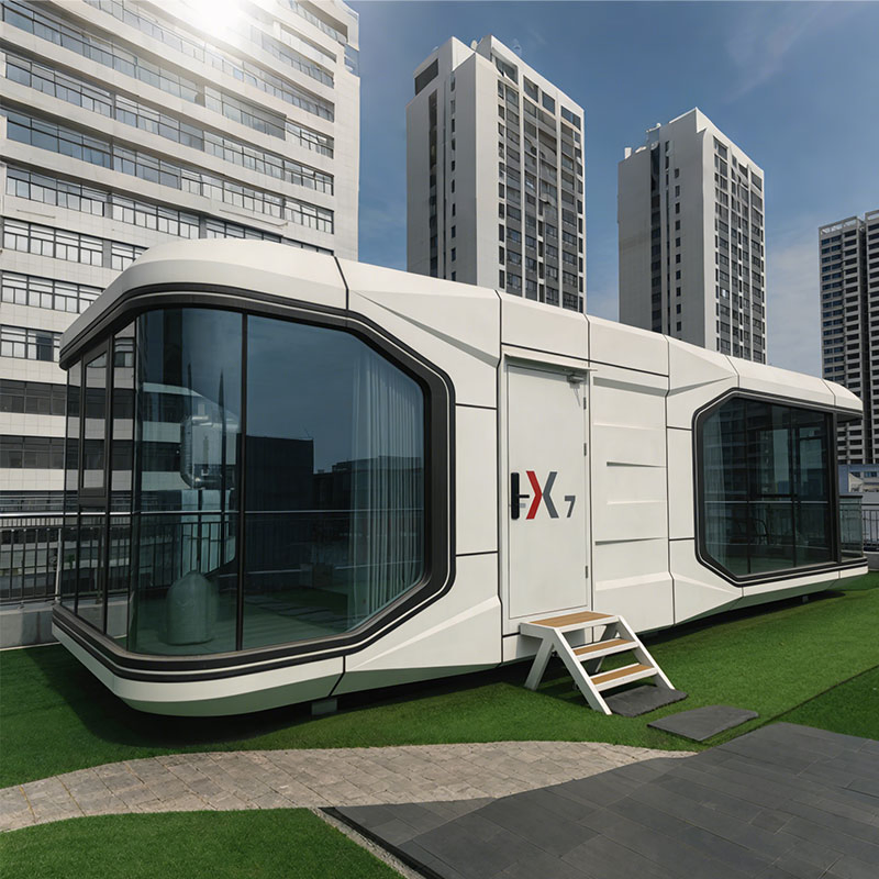 Casa Modular Ultra Moderna Estrutura de Aço Aluguel de Férias Panorâmico