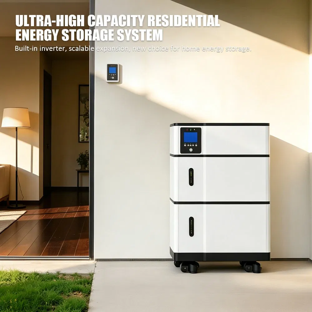 Capaz de Início a Frio, Empilhável, Sistema de Energia Residencial Tudo em Um 5kwh 10kwh 16kwh Recuperação Automática Sem Energia da Rede para Uso Off-Grid