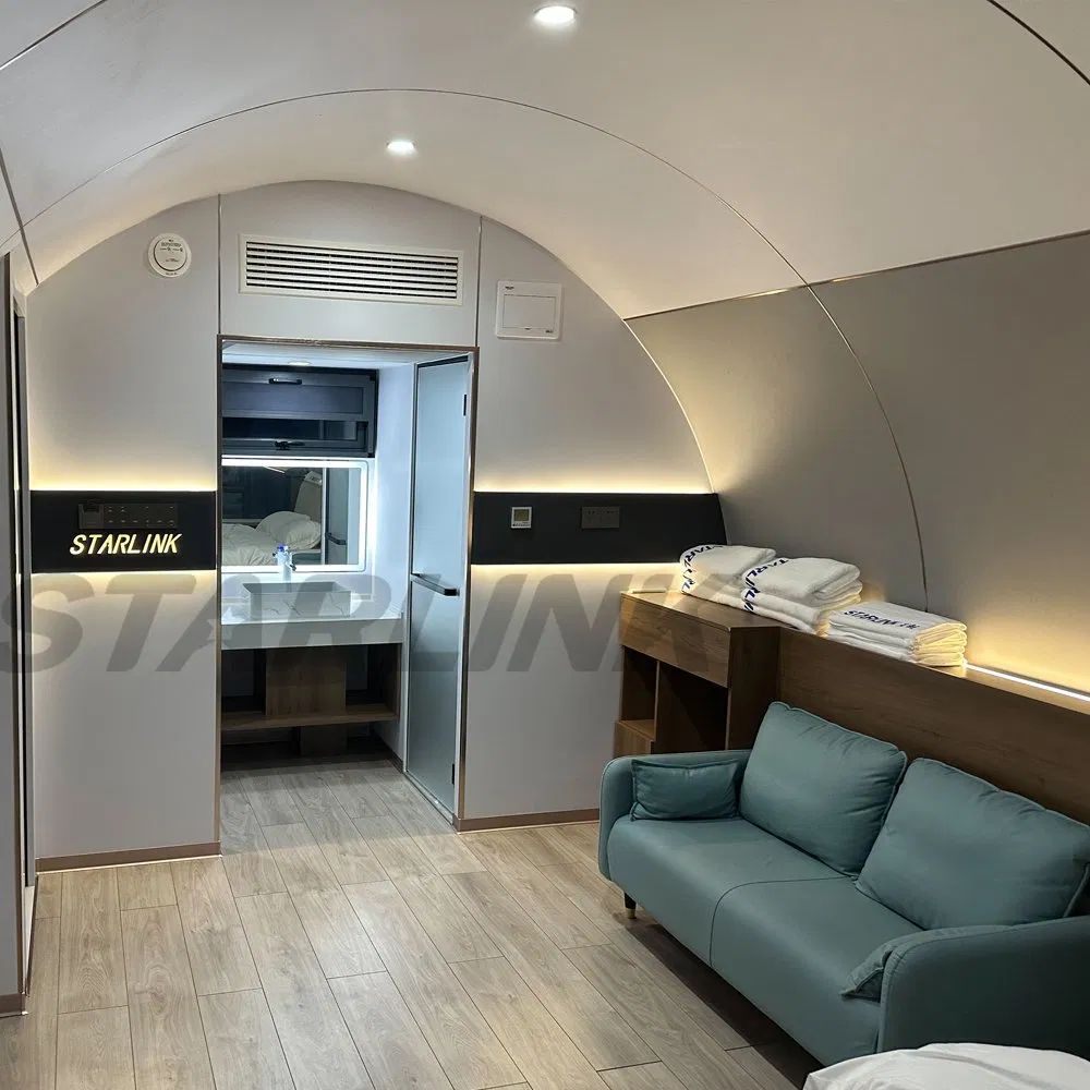 Casa Modular Pré-fabricada Móvel Pronta para Uso, Cabana Modular Pequena, Casas Prefabricadas em Contêineres para Venda