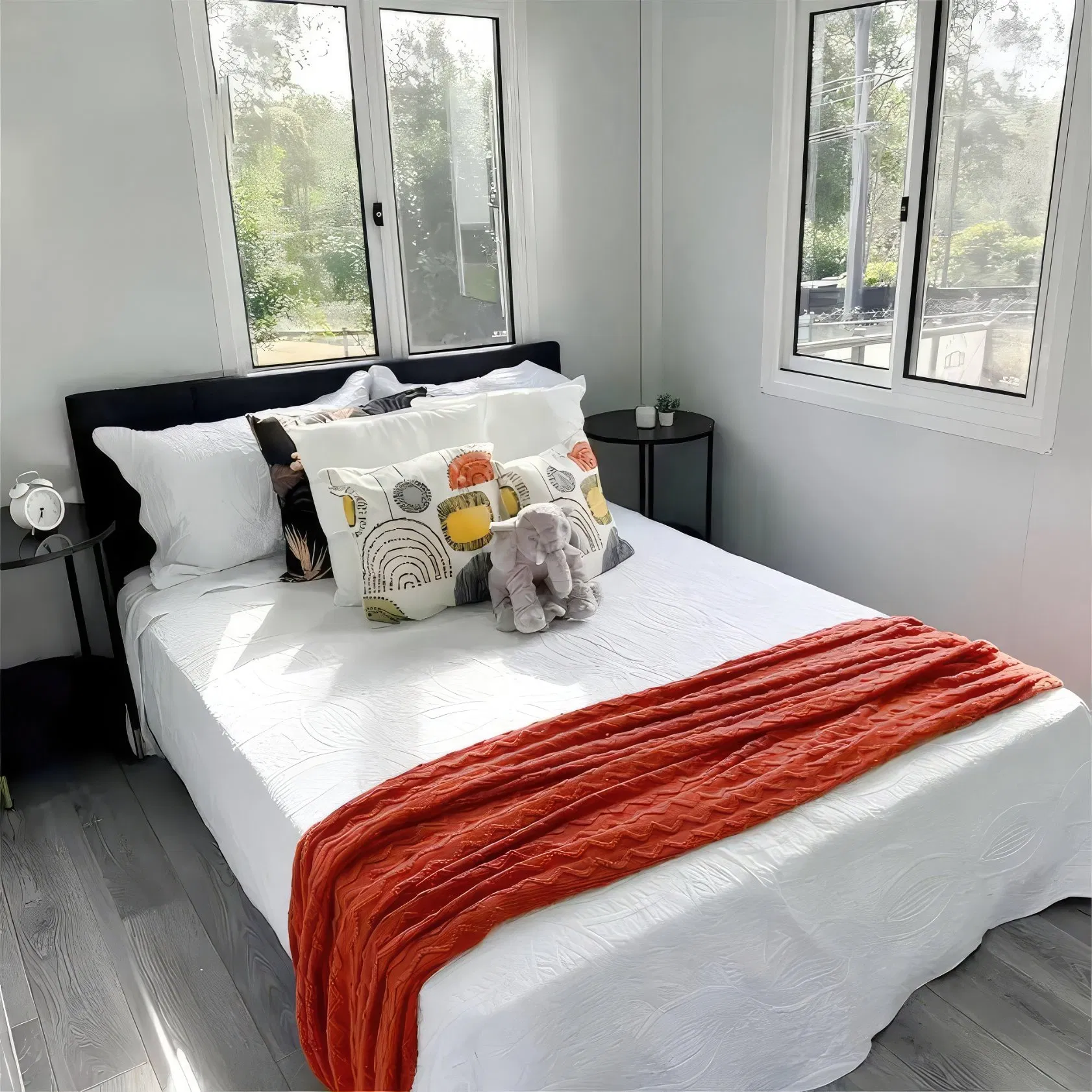 Casa Prefabricada de Aço Modular Expandável Portátil de Alta Qualidade 20-40FT Eficiente em Energia
