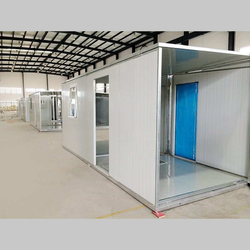 Cabana de Escritório Portátil de Estrutura de Aço Leve Barata, Casa Modular Prefabricada em Pacote Plano