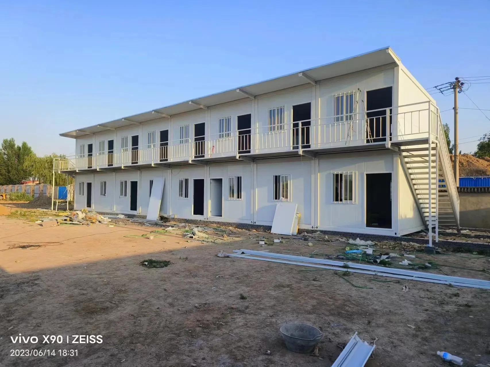 Casa Container de Montagem Recente, Casa Tiny Prefabricada, Casa Modular de Instalação Rápida, Casa Portátil Prefab, Cabana Prefabricada