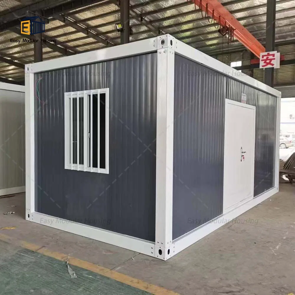 Armazenamento Modular Banheiro Residencial Garagem Hotel Lojas de Café Escritório Jardim Kit Prefabricado Casa de Contêiner de Vidro China