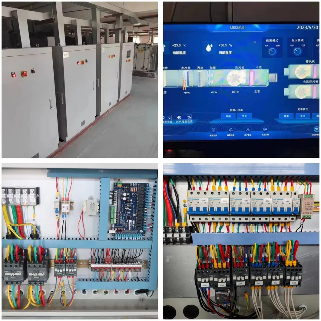 Unidades de Tratamento de Ar Modulares Sistema HVAC Industrial Desumidificador Água Gelada Preços de Fábrica
