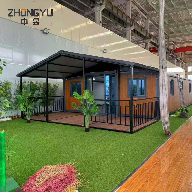 Casa Container de Luxo para Vida Moderna Casas Prontas com 6.5t Teste de Carregamento, 30 Anos de Vida Útil Casa Modular Au