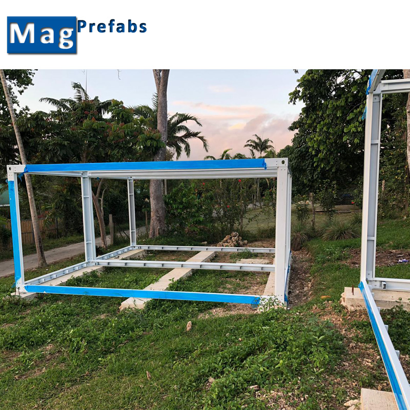 Casa Modular de Contêineres de Múltiplos Andares Resistente a Terremotos e Portátil