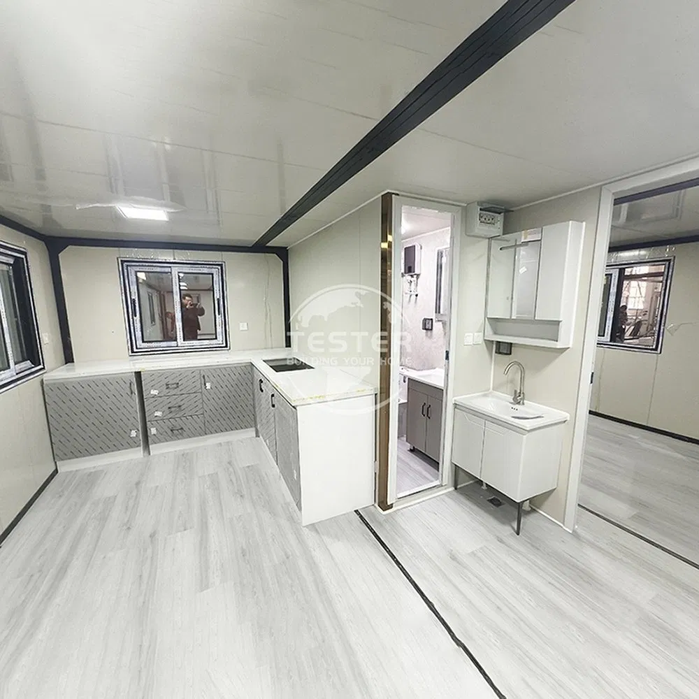 Casa Container Móvel Modular de Aço Galvanizado à Prova de Som para Locais de Escritório 30FT