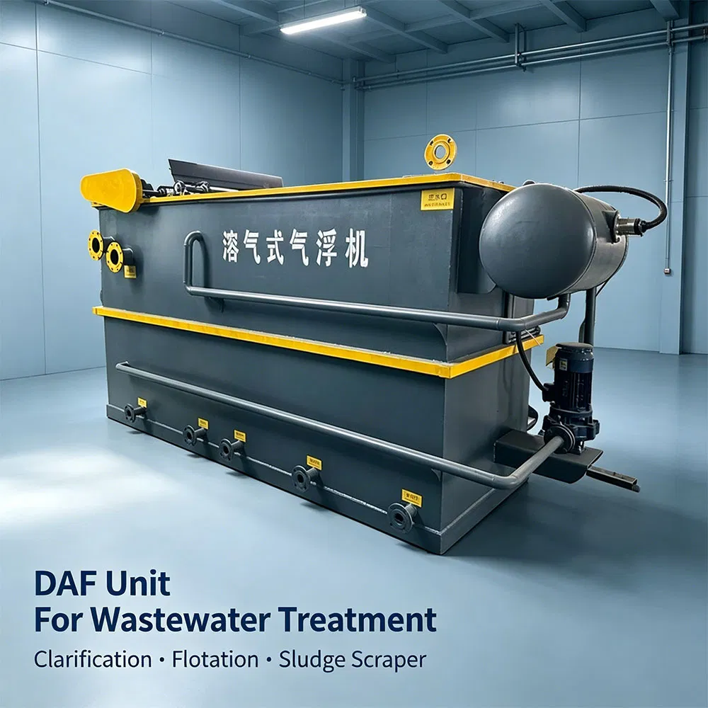 Unidade Modular de Flotação por Ar Dissolvido com Instalação Rápida 15t/H