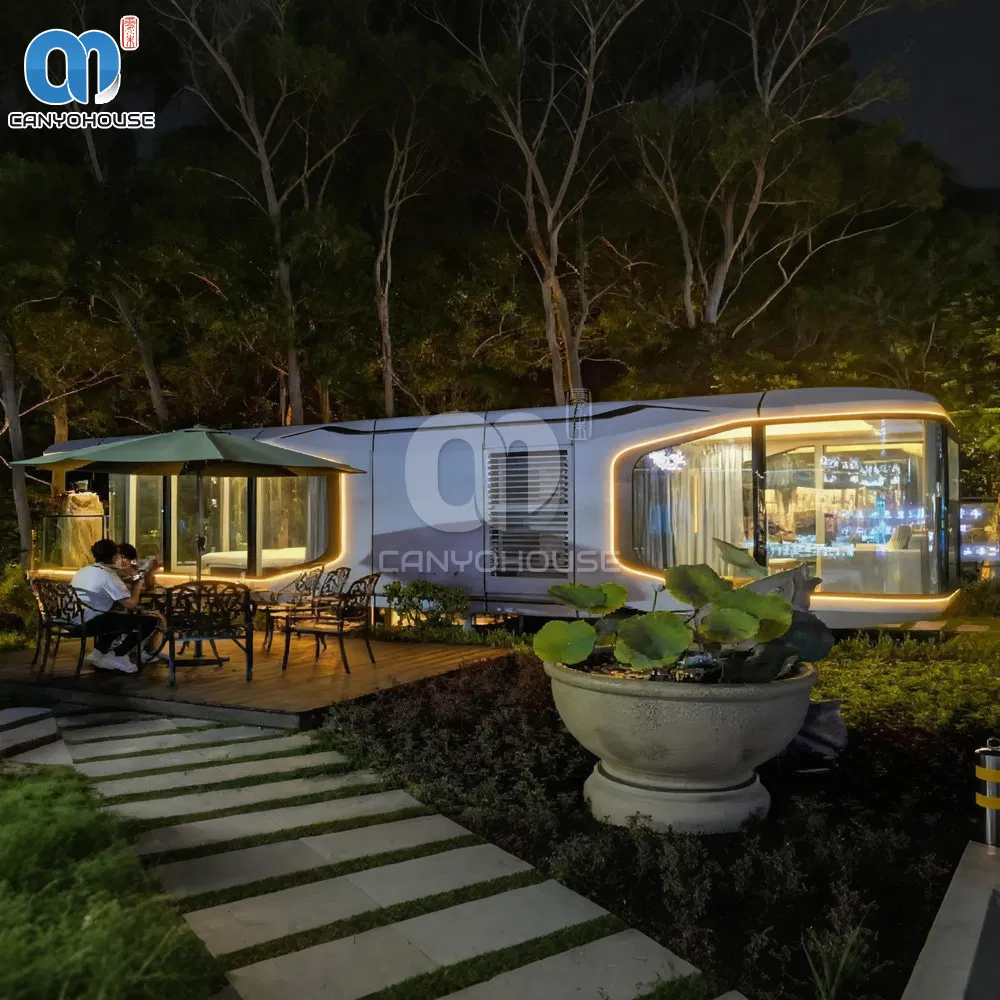 Casa Modular Luxuosa de Estrutura de Aço para Alta Utilização de Espaço em Áreas Residenciais de Migrantes