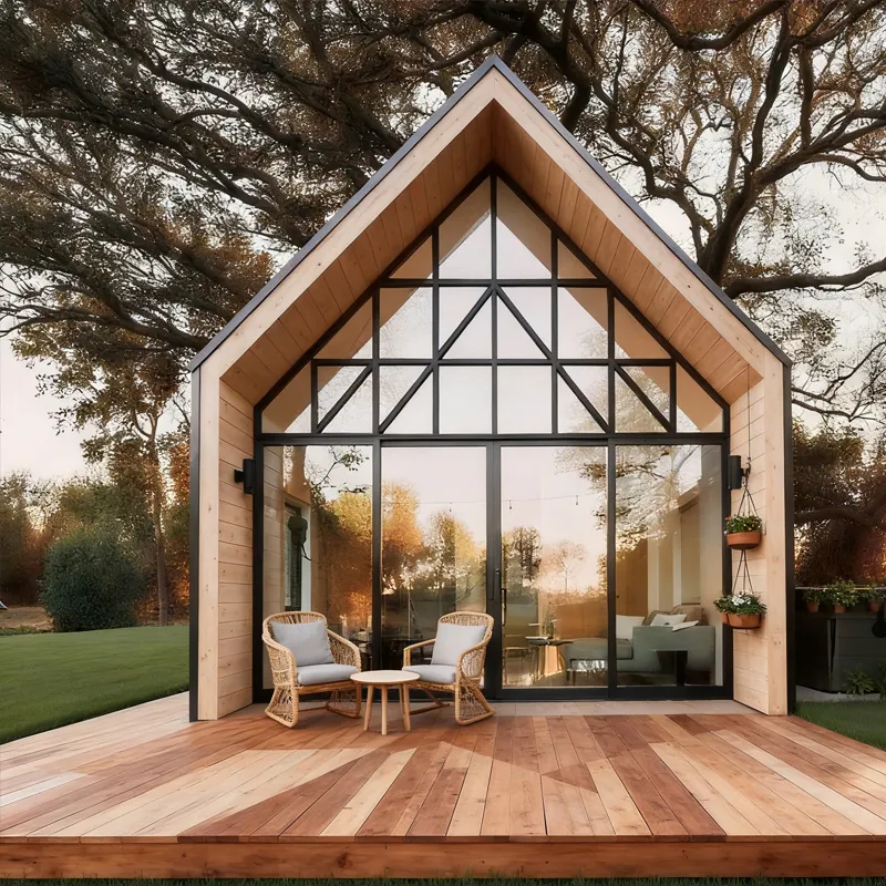 Casa em forma de T
