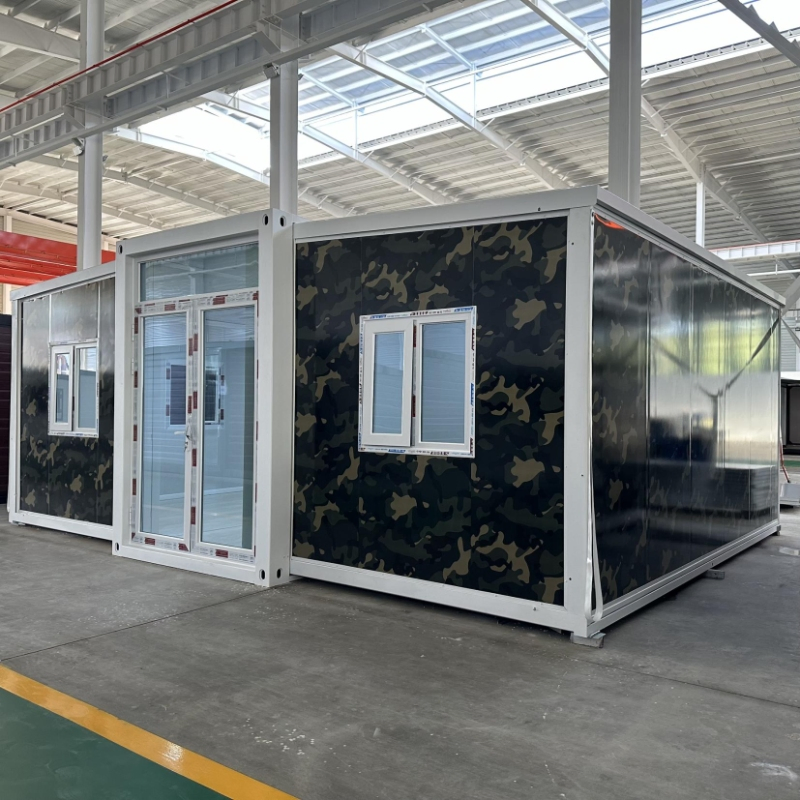 20FT Casa Expandável Personalizável para Vida Off Grid com Comodidades Completas