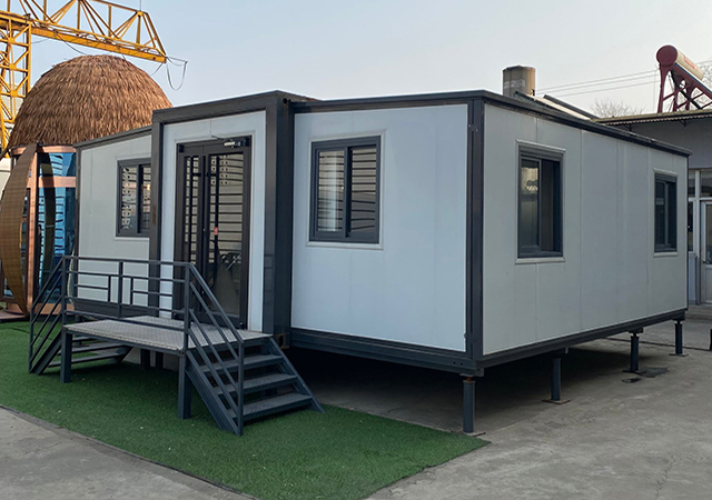 Casa Modular Dobrável Expandível Casa Prefabricada Economizadora de Espaço Prática Casa Portátil para Áreas Turísticas Vilas Remotas
