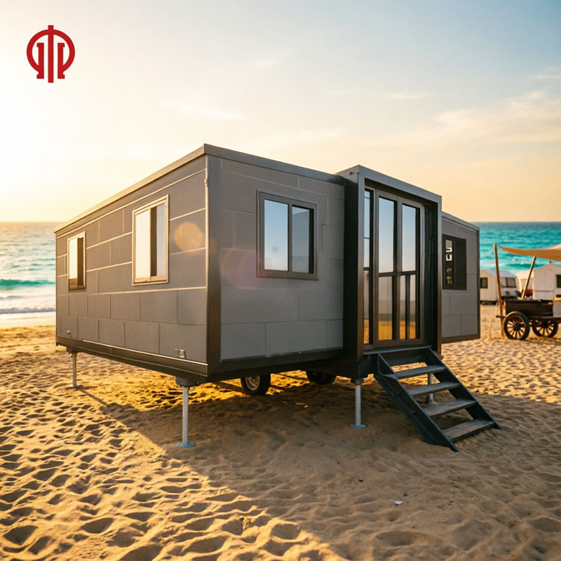 Casa Modular Prefabricada Moderna 20FT com Estrutura de Aço Móvel