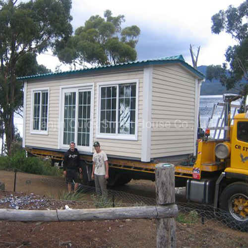 Andares de Casas Prefabricadas Unifamiliares Móveis de Madeira à Prova de Furacões Casas Modulares Canadá