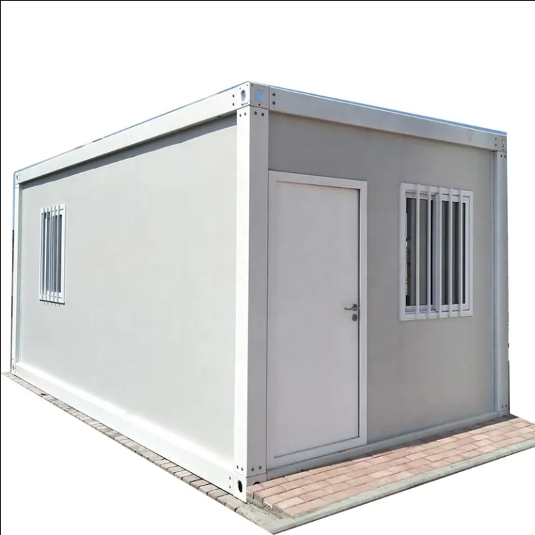 Casa Prefabricada Portátil de Dois Andares 20FT Casa Contêiner Destacável Casas Tiny Modernas Dormitório Modular Escritório